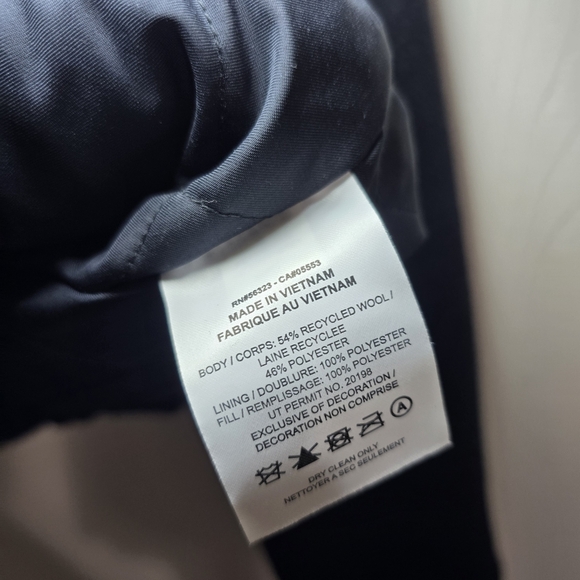 Nike Solo Swoosh Wool Varsity Jacket Leather Black Men S FZ1168-010 New - Picture 10 of 10